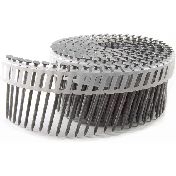 Collated Framing Nail, 10-1/4 in L, Hot Dipped Galvanized, Round Head, 15 Degrees, 800 PK